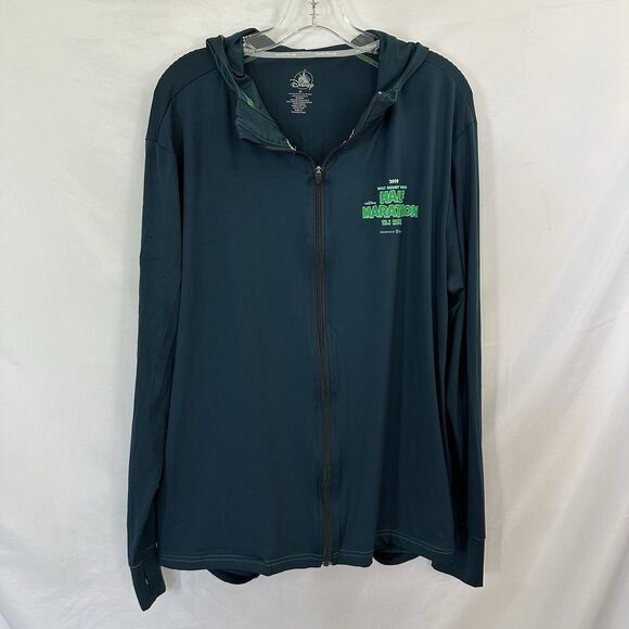Disney Run Half Marathon Zip Up Jacket Sz XL Donald Duck Finish Line 2019 - Picture 3 of 5